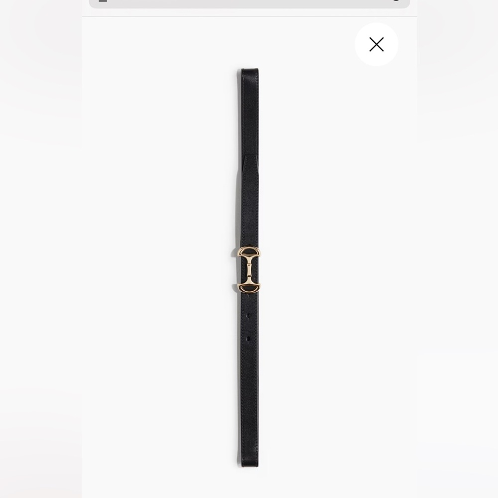 H&M Black Leather Belt